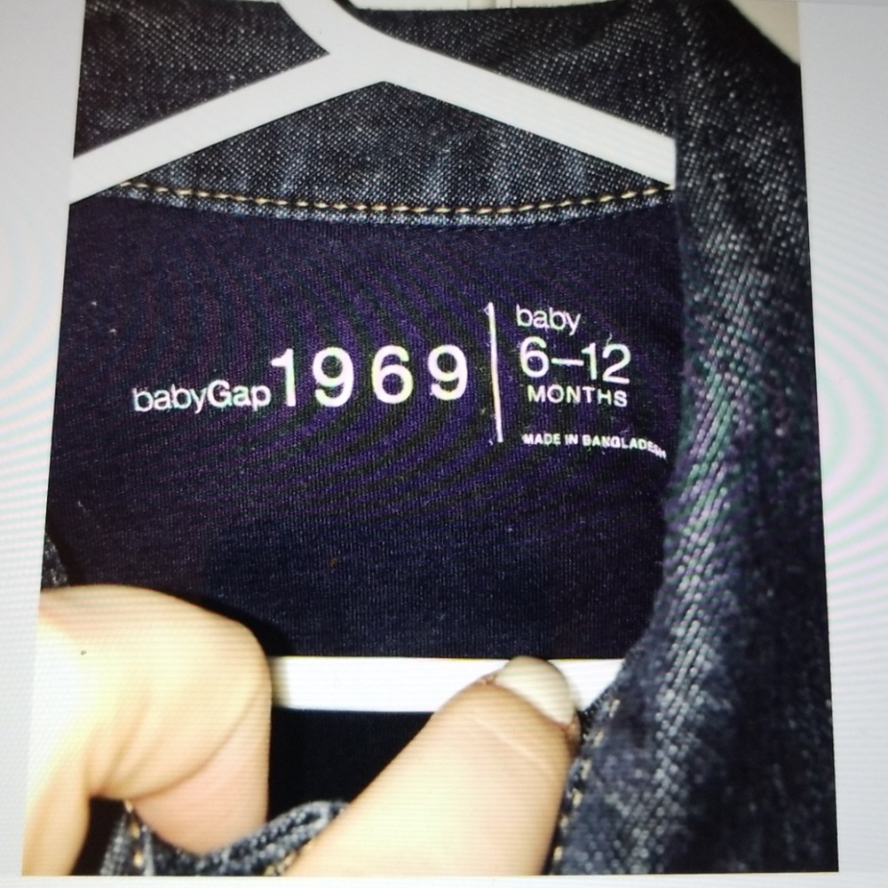 Baby GAP LINED Jean Jacket 6-12 months - Picture 2 of 4